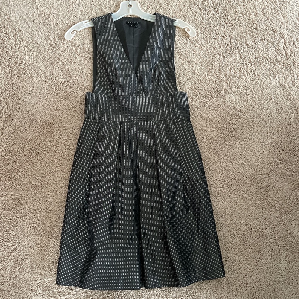 Grey and Silver Theory Babydoll Dress